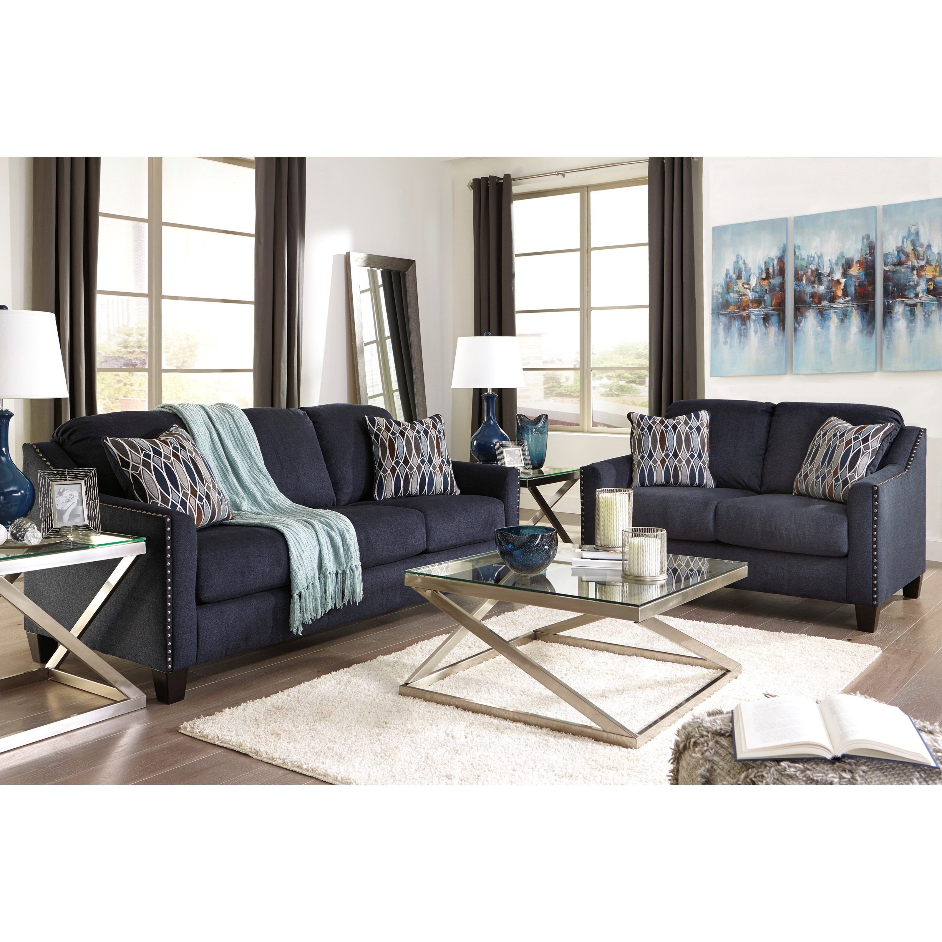 JB King Creeal Heights 8020238 Sofa with Nailhead Studs EFO